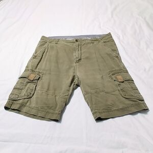 Rodd & Gunn Army Green Utility Fit Cargo Shorts